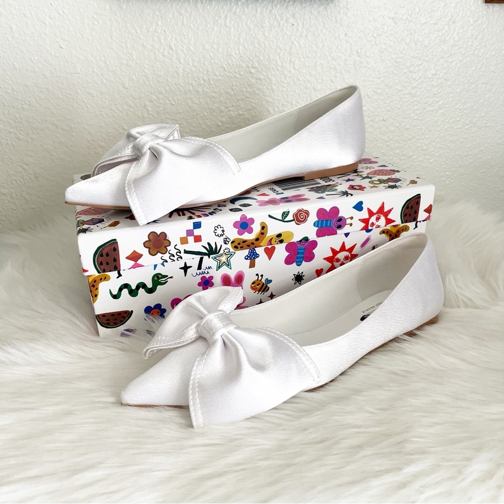 Free People x Jeffrey Campbell Bella Bow Flats Size 8.5